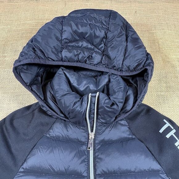 Tommy Hilfiger Natural Down Packable Puffer Jacket Full Zip Fleece Sleeves XS - Picture 4 of 8
